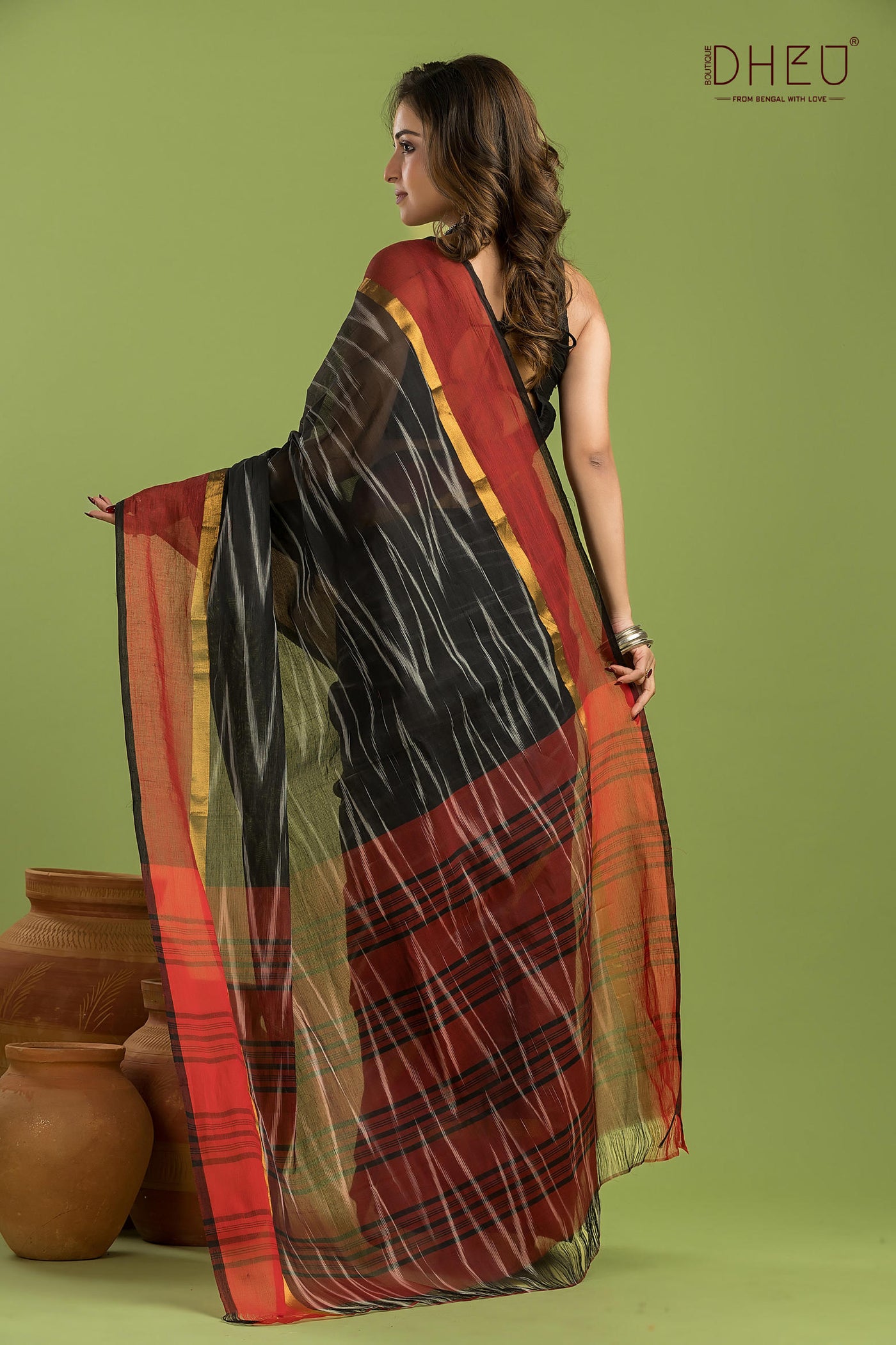 Exclusive Ikkat Cotton Saree