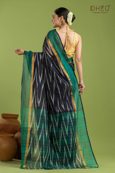 Exclusive Ikkat Cotton Saree