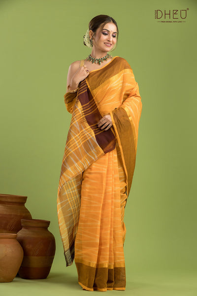 Exclusive Ikkat Cotton Saree