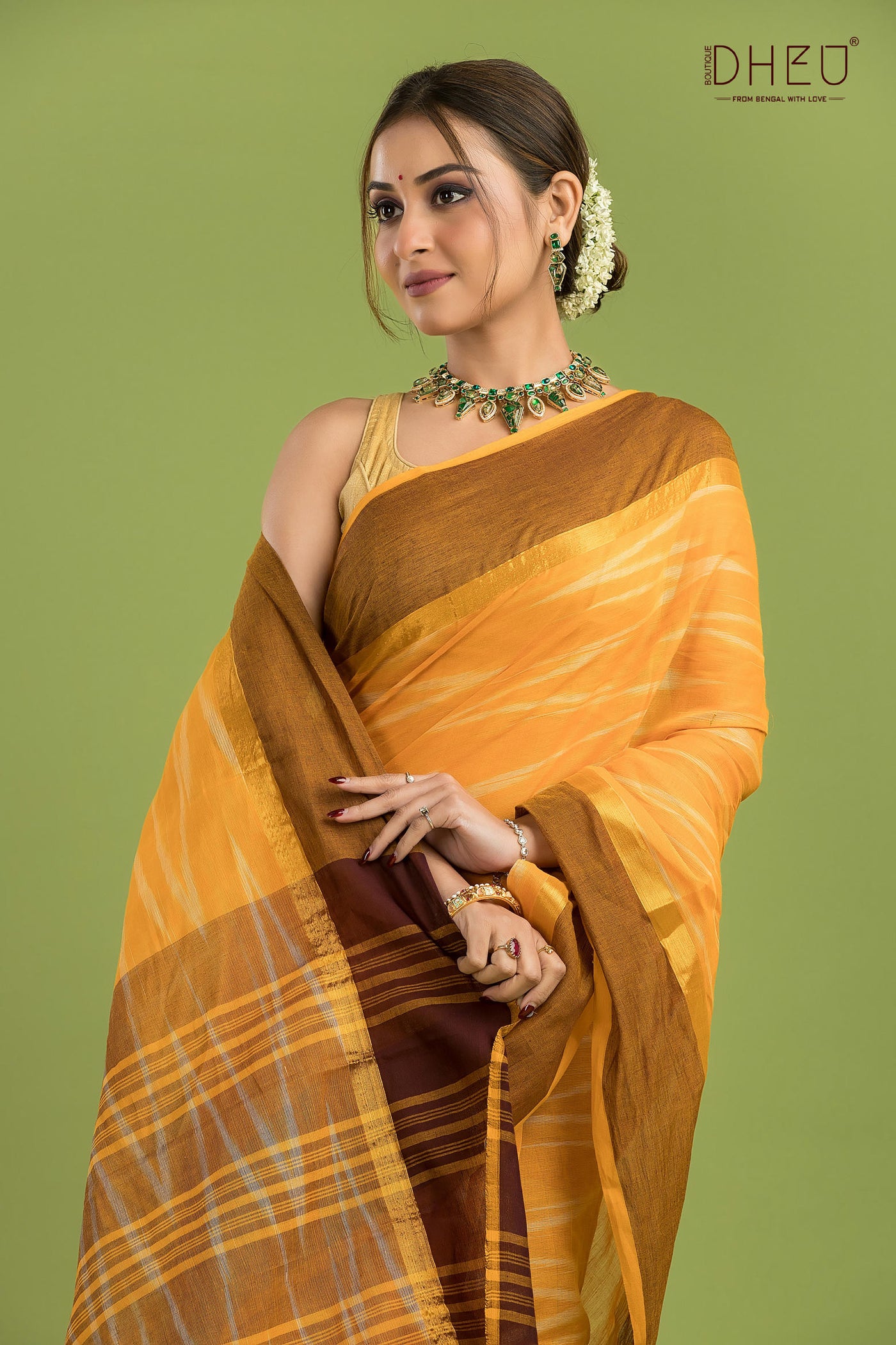 Exclusive Ikkat Cotton Saree