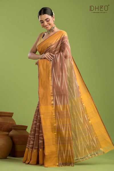 Exclusive Ikkat Cotton Saree