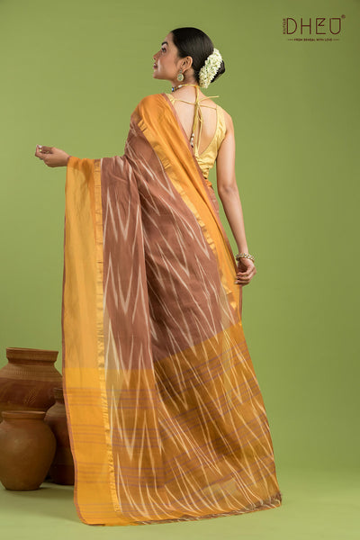 Exclusive Ikkat Cotton Saree