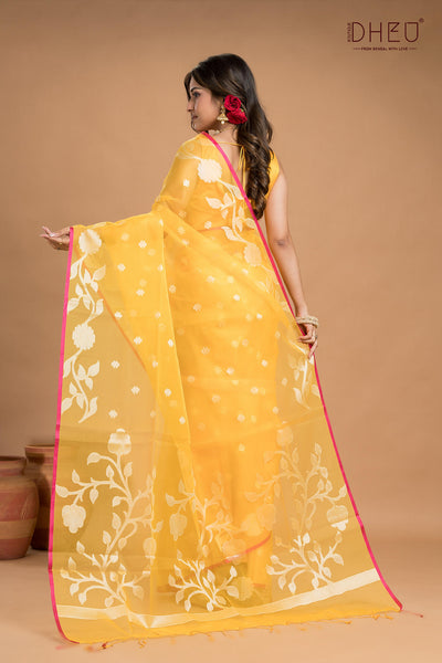 Designer Muslin Jamdani Saree