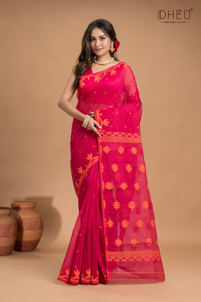 Hard Jamdani Saree