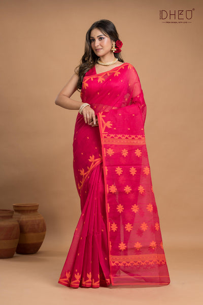 Hard Jamdani Saree