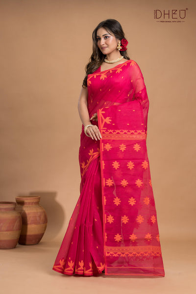 Hard Jamdani Saree