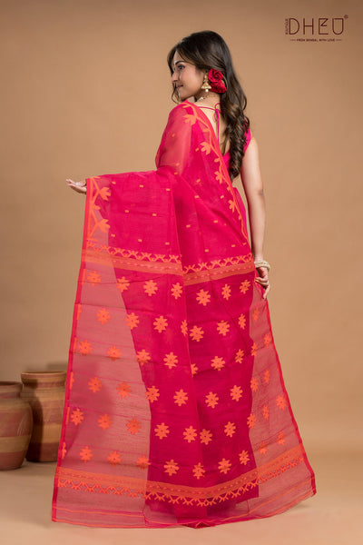 Hard Jamdani Saree