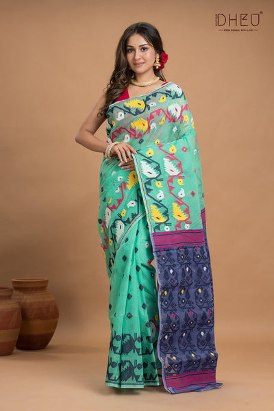 Hard Jamdani Saree