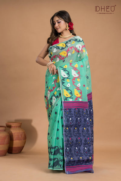 Hard Jamdani Saree