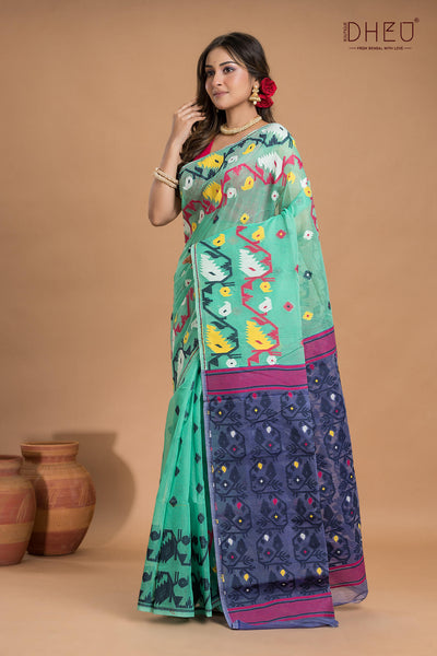Hard Jamdani Saree