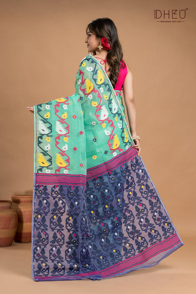 Hard Jamdani Saree