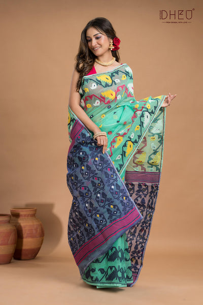 Hard Jamdani Saree