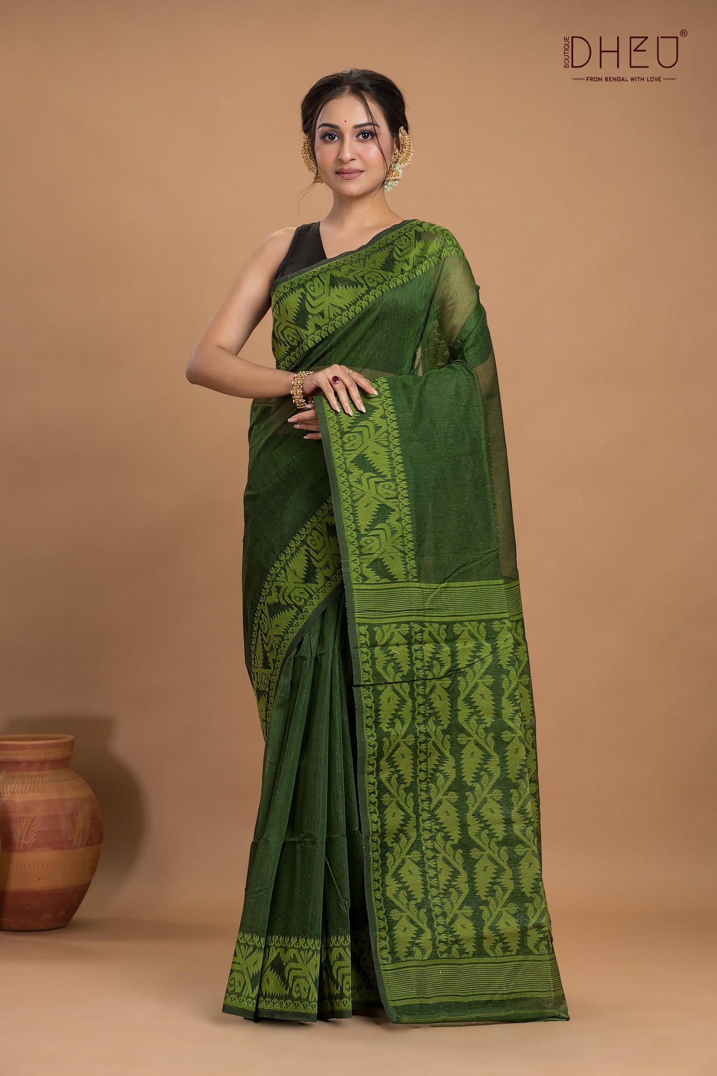 Hard Jamdani Saree