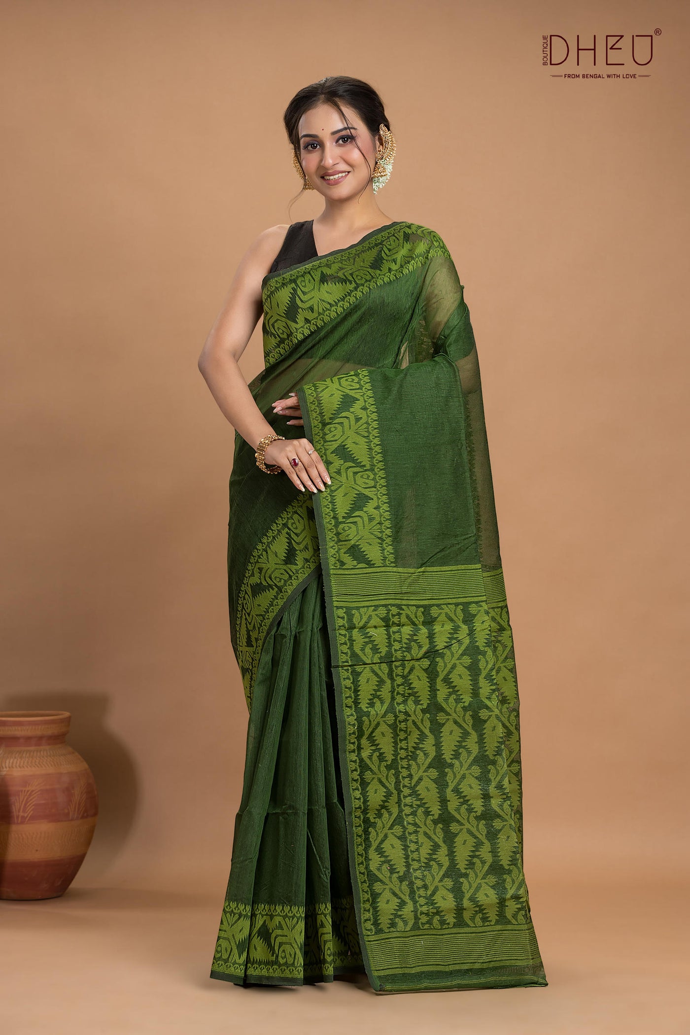 Hard Jamdani Saree