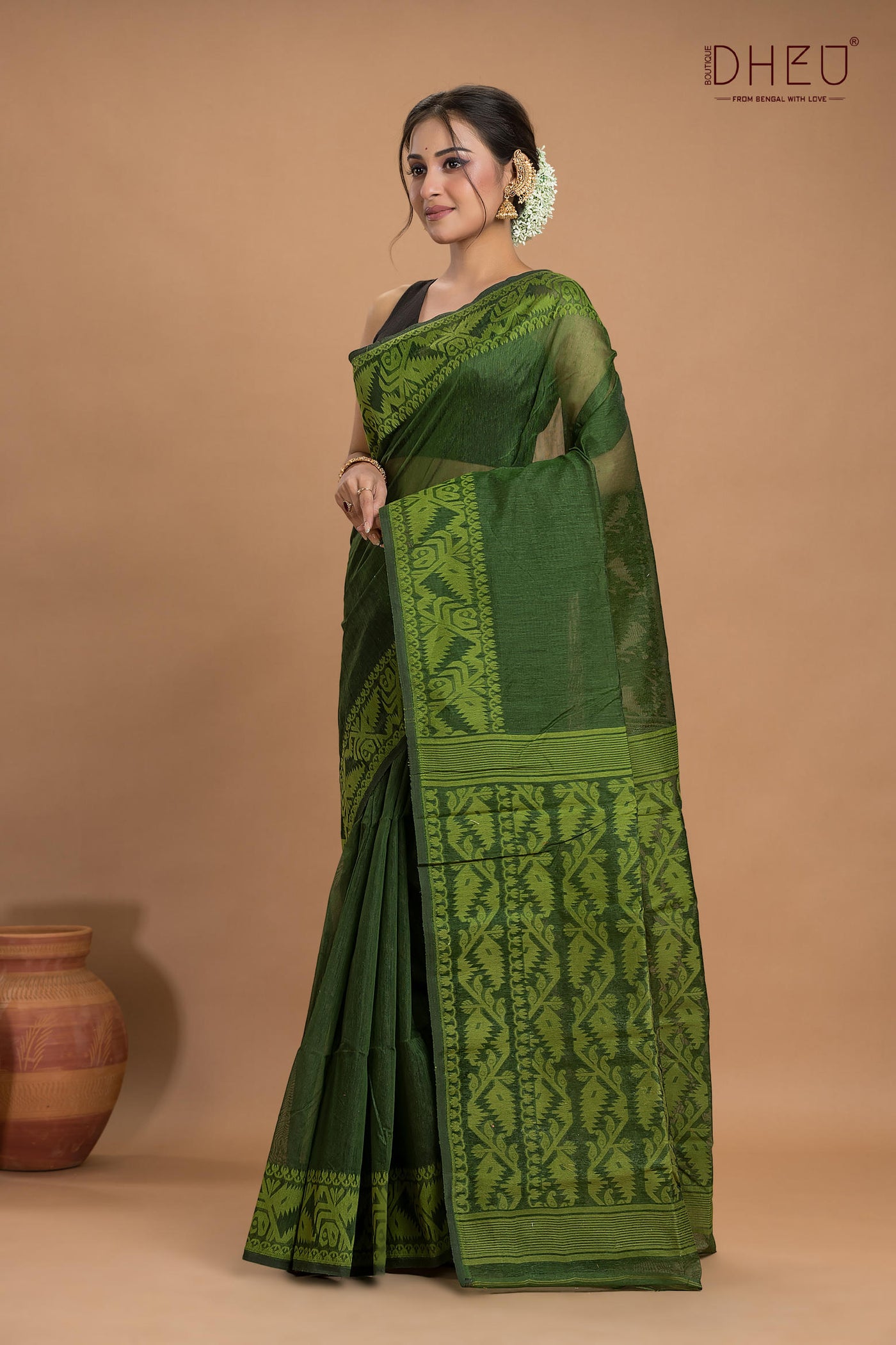 Hard Jamdani Saree