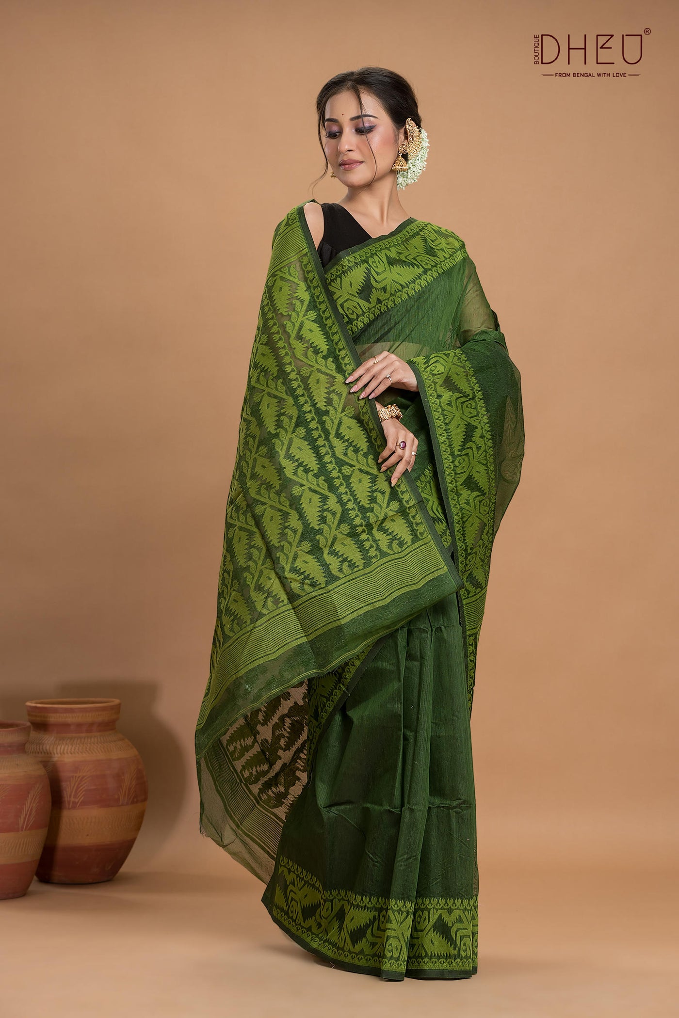 Hard Jamdani Saree