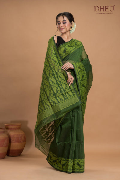 Hard Jamdani Saree