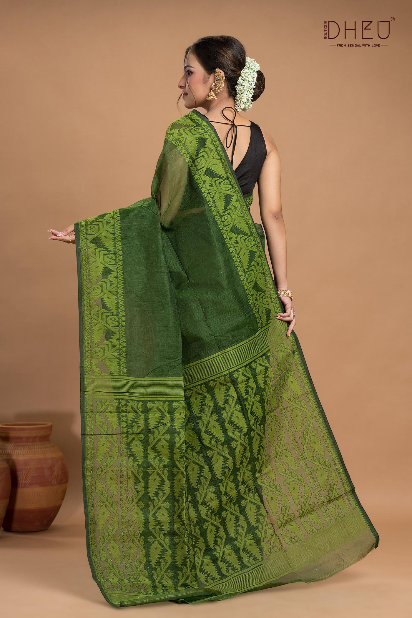Hard Jamdani Saree
