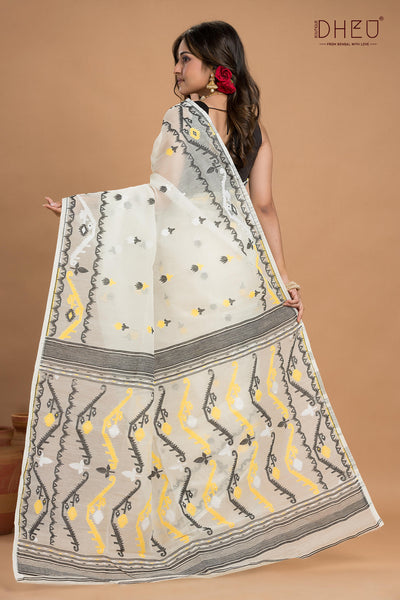 Hard Jamdani Saree