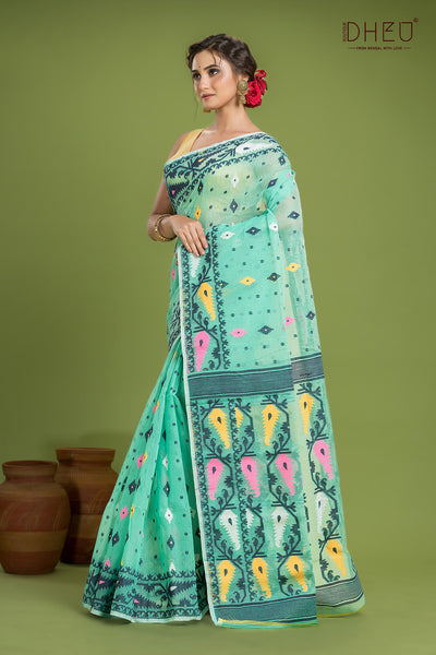 Hard Jamdani Saree