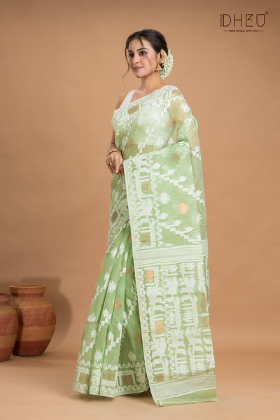 Hard Jamdani Saree