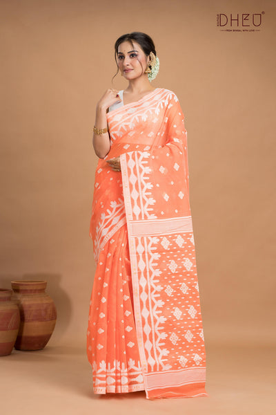 Hard Jamdani Saree