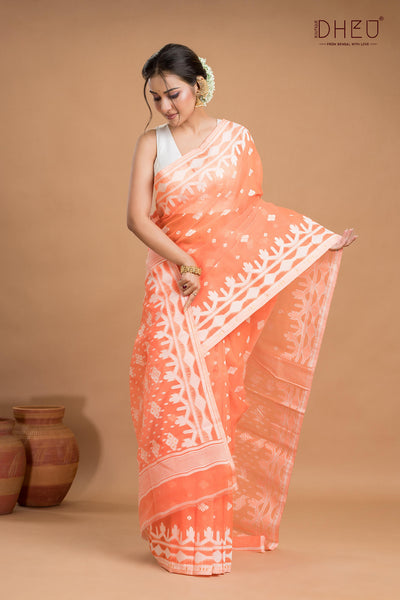 Hard Jamdani Saree