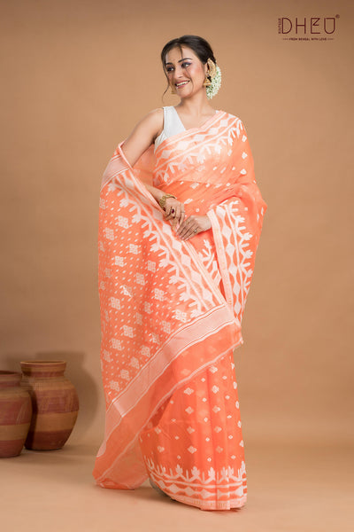 Hard Jamdani Saree