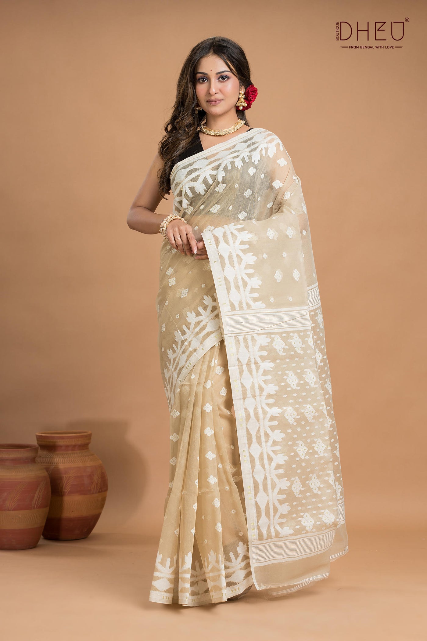 Hard Jamdani Saree