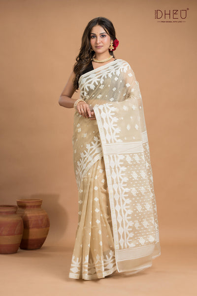 Hard Jamdani Saree
