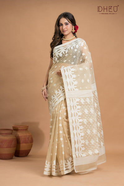 Hard Jamdani Saree