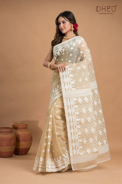 Hard Jamdani Saree