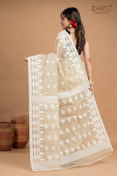 Hard Jamdani Saree