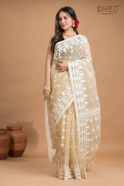Hard Jamdani Saree