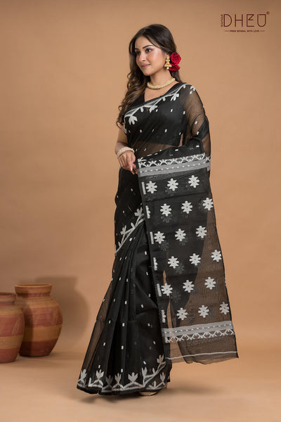 Hard Jamdani Saree