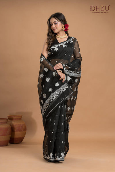 Hard Jamdani Saree