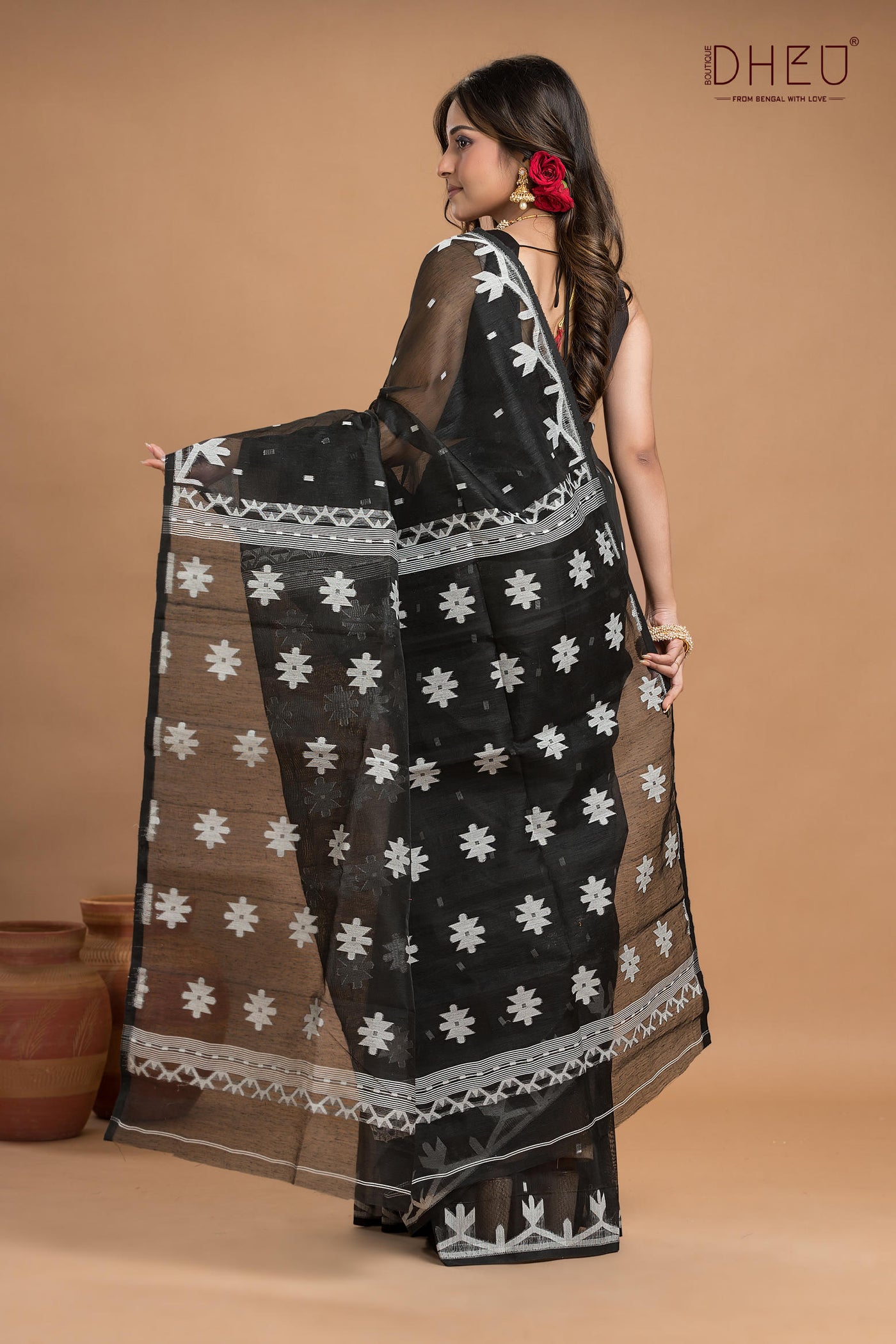 Hard Jamdani Saree