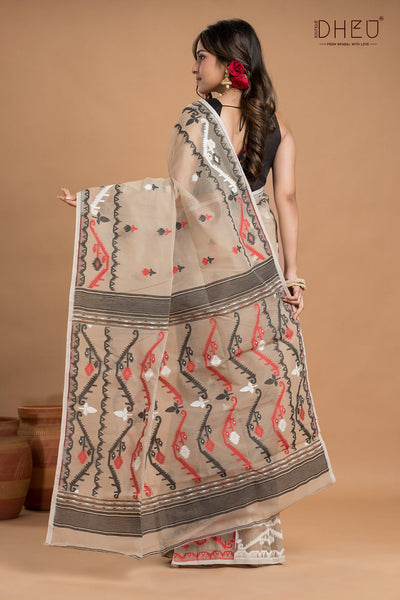 Hard Jamdani Saree