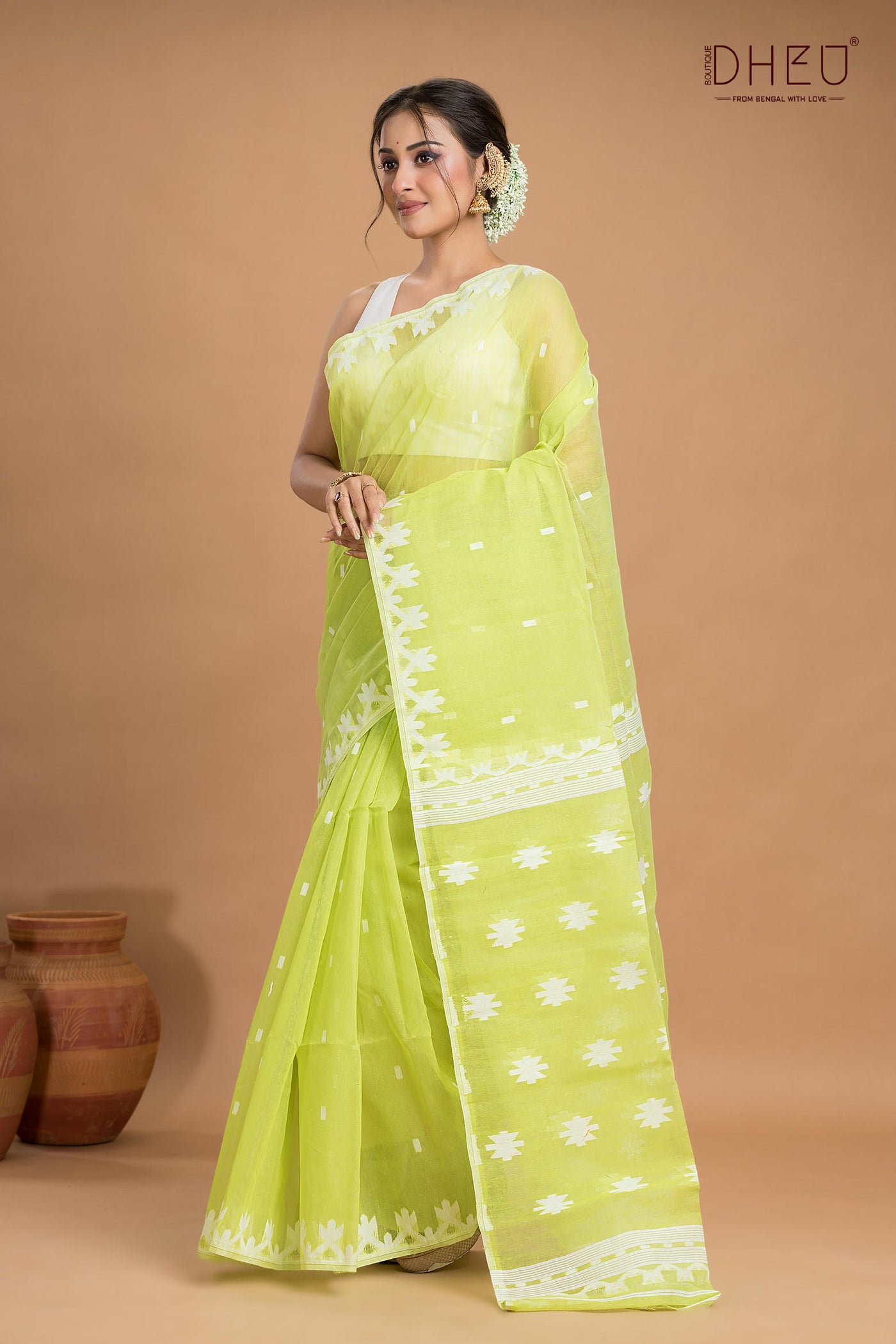 Hard Jamdani Saree