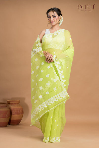 Hard Jamdani Saree