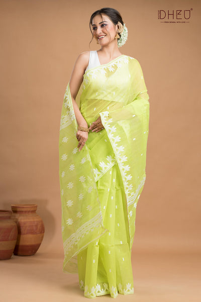 Hard Jamdani Saree