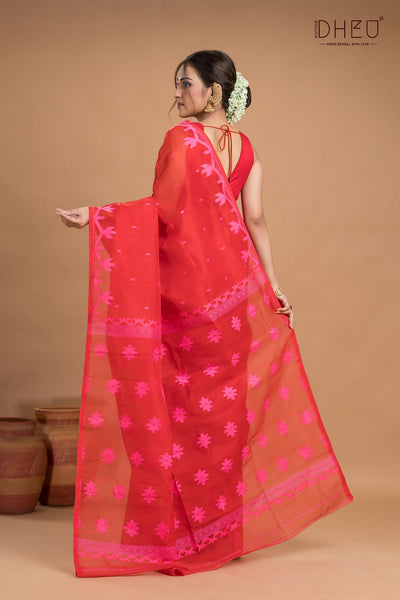 Hard Jamdani Saree