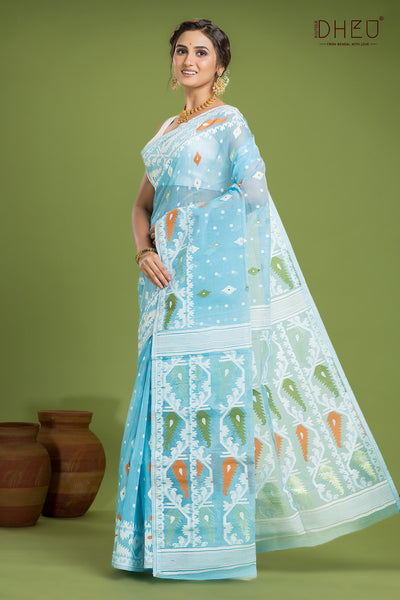 Hard Jamdani Saree