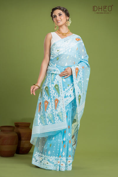 Hard Jamdani Saree