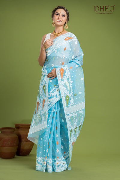 Hard Jamdani Saree