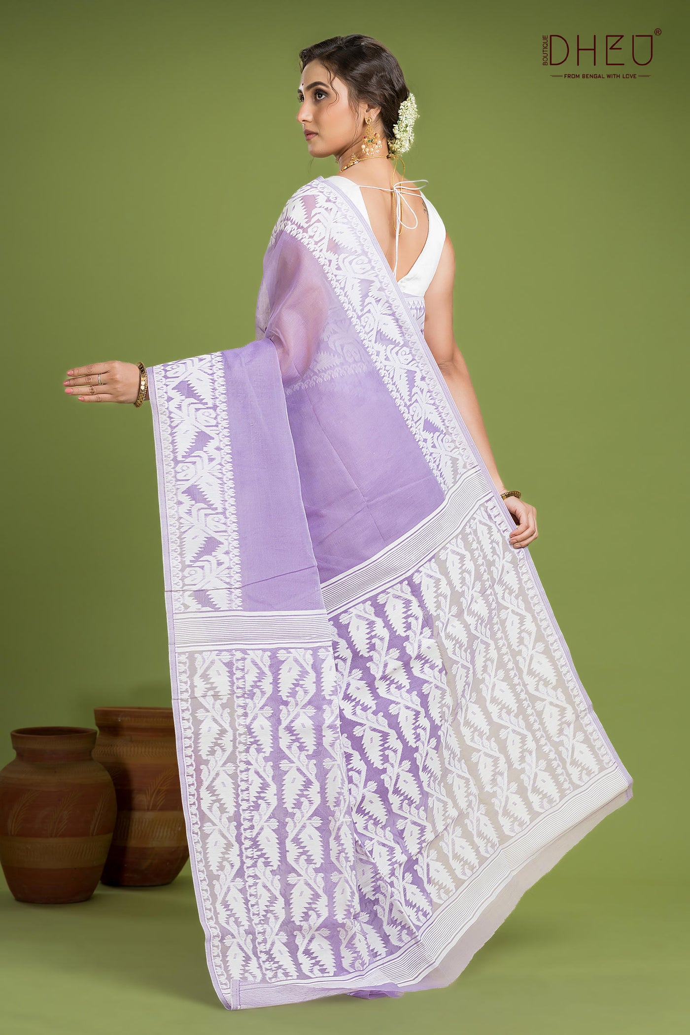 Hard Jamdani Saree