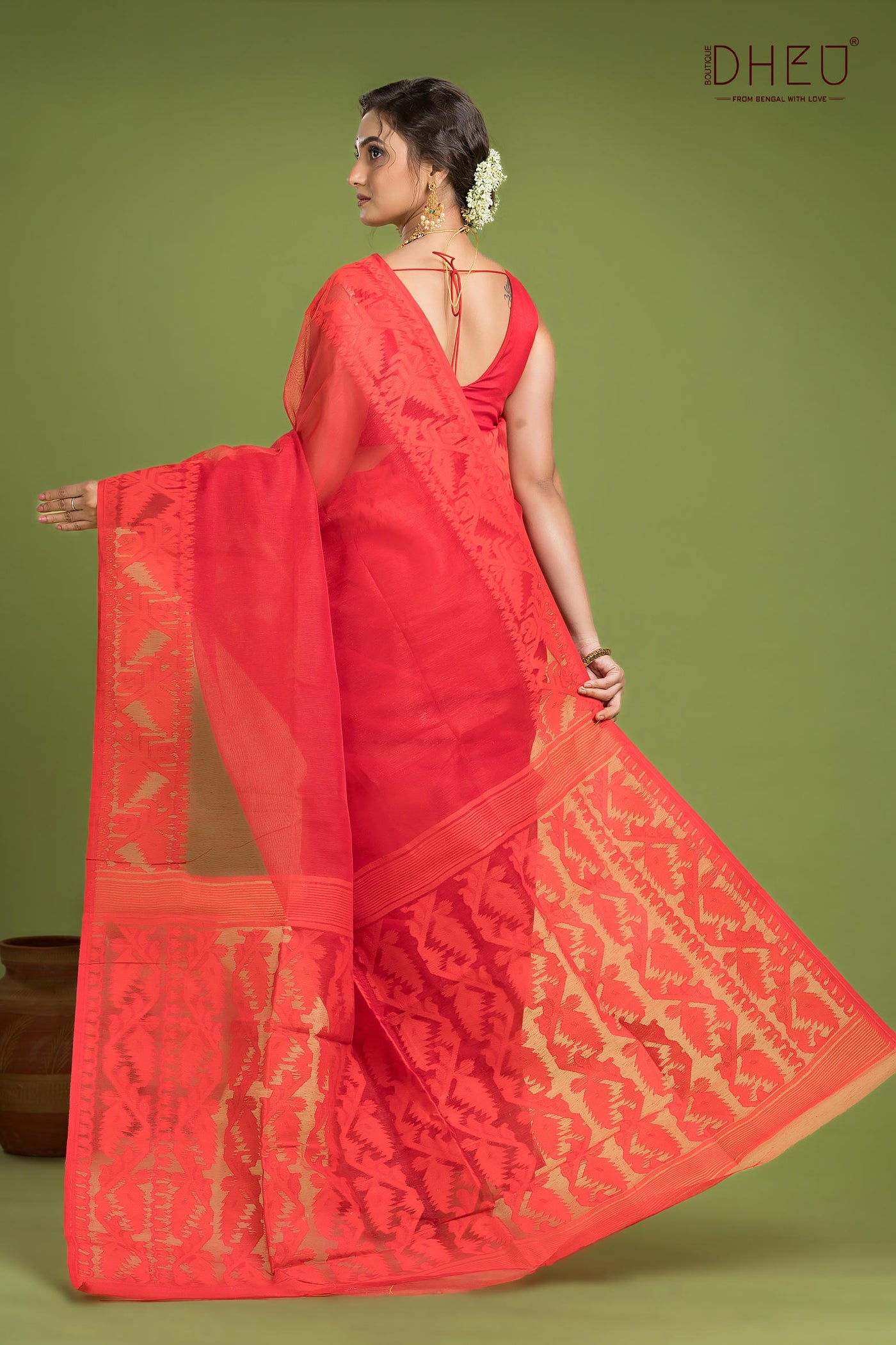 Hard Jamdani Saree