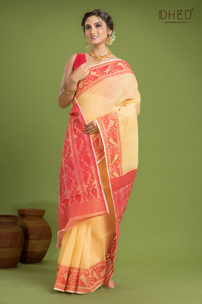 Hard Jamdani Saree