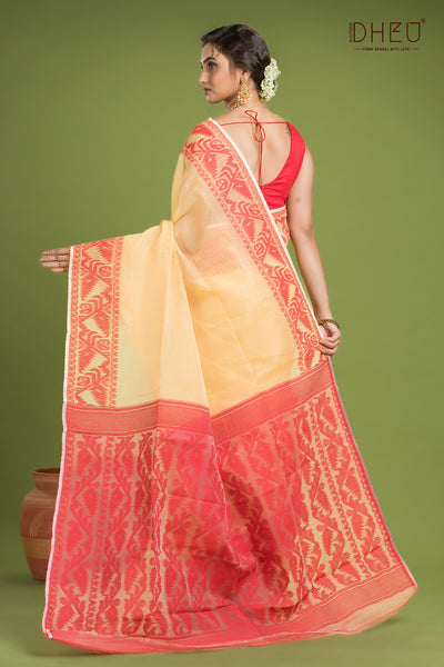 Hard Jamdani Saree