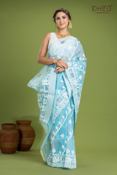 Hard Jamdani Saree